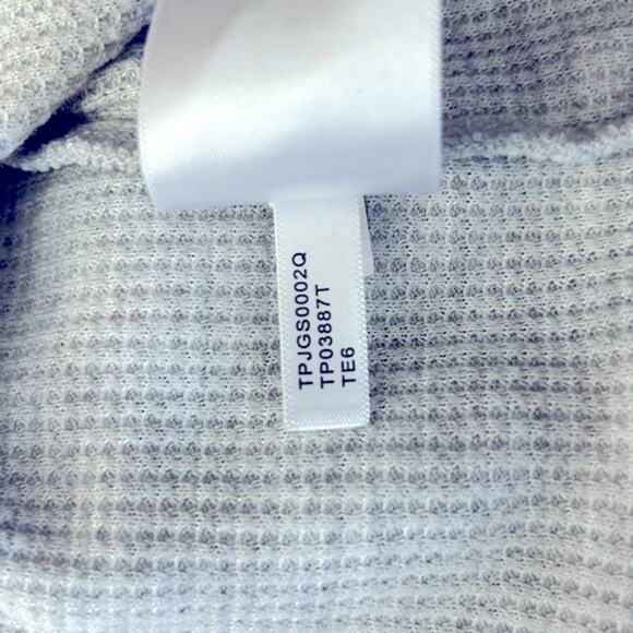 Tommy Hilfiger Sport Crop Quarter Zip Waffle Knit Lightweight Pullover Medium - Picture 8 of 9